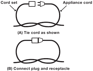 M&eacute;todo para asegurar el cable de extensi&oacute;n