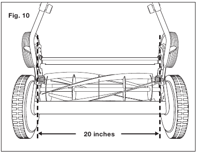 De maaimessen afstellen - Stap 2