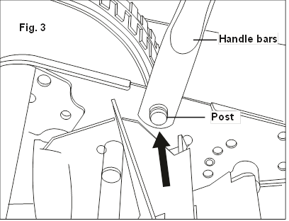 De handgreep bevestigen - Stap 3