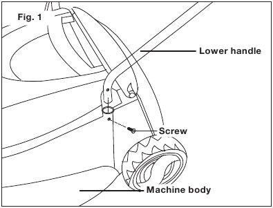 Mont&aacute;ž rukov&auml;te - Krok 1 - Zasuňte spodn&uacute; rukov&auml;ť