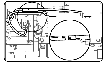 Conex&atilde;o da bateria do motor de partida el&eacute;trico