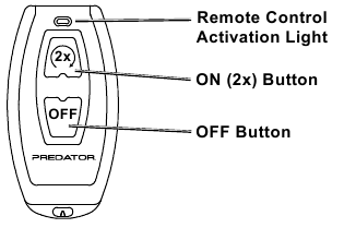 Reprogramando o controle remoto de partida/parada - Etapa 2