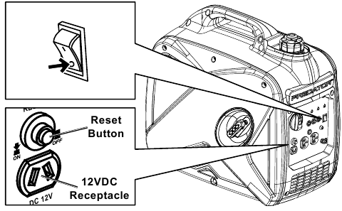 Uscita nominale 12VDC