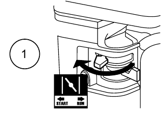 Ročni zagon - 1. korak