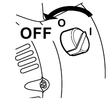 Ustavitev motorja in visokotlačnega čistilnika