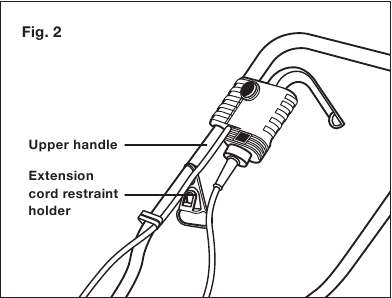 Montage van de handgreep - Stap 2