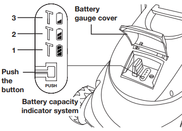 Procedimiento de carga - Indicaci&oacute;n de la capacidad de la bater&iacute;a