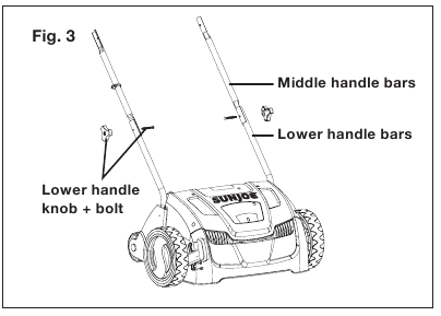 Connecting the Handle Bars - Step 2
