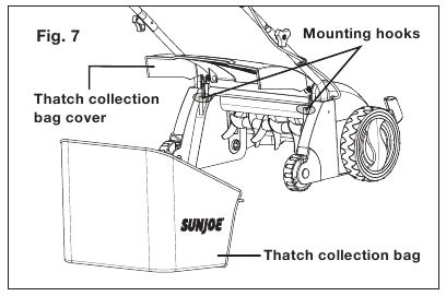 Thatch Collection Bag Assembly 