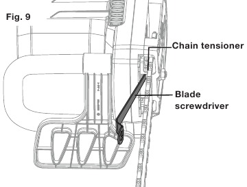 Pode&scaron;avanje napetosti lanca - Korak 1
