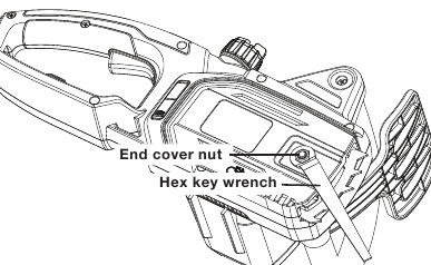 Postavljanje vodilice i lanca - Korak 1