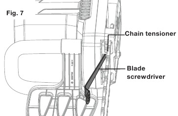 Postavljanje vodilice i lanca - Korak 7