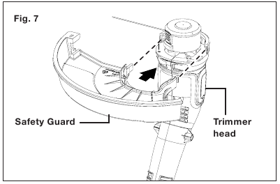 Montaż osłony bezpieczeństwa - Krok 1