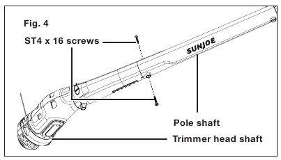 Montaż trzonk&oacute;w - Krok 3