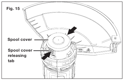 Wymiana szpuli + Usuwanie zacięć - Krok 1