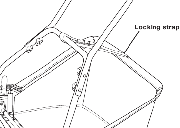 Assembling & attaching the grass catcher - Step 6