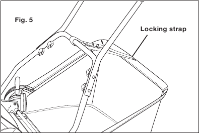 Montaż kosza na trawę - Krok 2