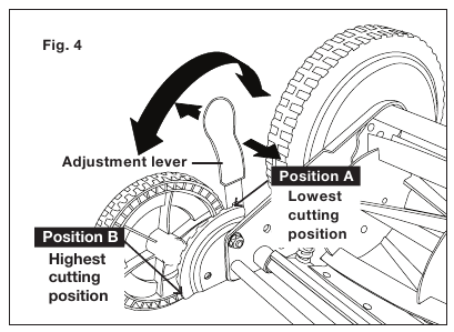 Nastavitev vi&scaron;ine ko&scaron;nje - 3. korak