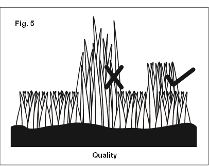 Zagotavljanje čistega reza - 1. korak