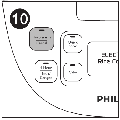 Brzo kuhanje/Standardno kuhanje - Korak 2