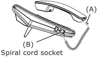 CONFIGURA&Ccedil;&Atilde;O - Passo 1 - Ligar o cabo espiral ao auscultador