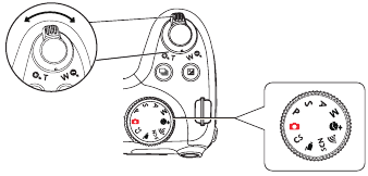 Ein Bild aufnehmen - Zoomhebel verwenden