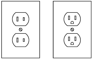 Prises pour fiche &agrave; 2 broches