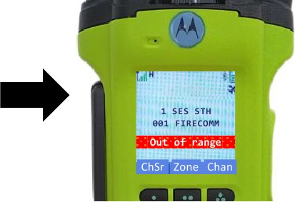 Utenfor rekkevidde for TasGRN - Indikasjon for utenfor rekkevidde