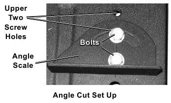 Configura&ccedil;&atilde;o de corte em &acirc;ngulo
