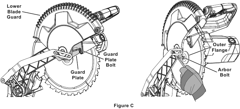 Werkzeugwechsel - Schritt 1