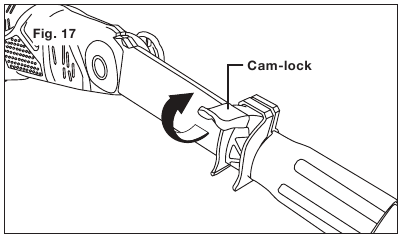 Adjusting the Telescoping Pole - Step 1