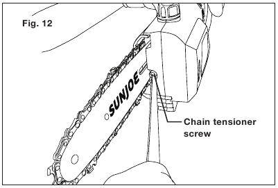 Postavljanje/Zamjena vodilice i lanca - Korak 10