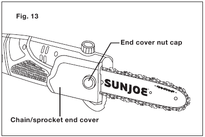 Postavljanje/Zamjena vodilice i lanca - Korak 11