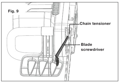 Adjusting the Chain Tension - Step 1