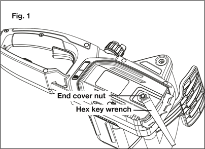 Postavljanje vodilice + lanca - Korak 1