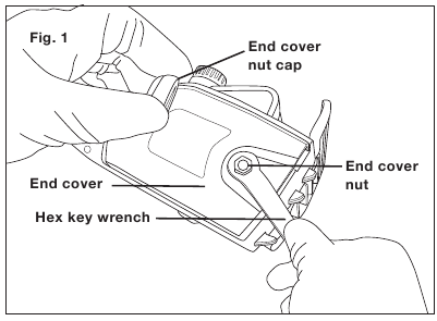 Postavljanje vodilice i lanca - Korak 1