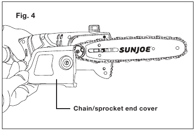Postavljanje/zamjena vodilice i lanca - Korak 3