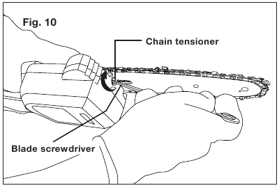 Postavljanje/zamjena vodilice i lanca - Korak 8