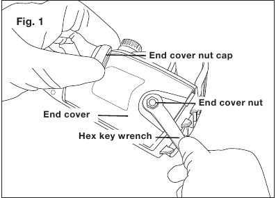 Postavljanje vodilice i lanca - Korak 1
