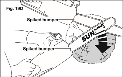 Kori&scaron;tenje nazubljenog odbojnika - Korak 1