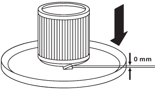 Očistite plisirani filtar - Korak 2