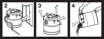 Pražnjenje i či&scaron;ćenje usisavača na otvorenom