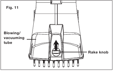 Ajuste del rastrillo - Paso 3