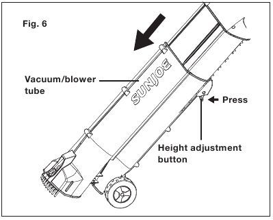 Ajuste de la altura del tubo
