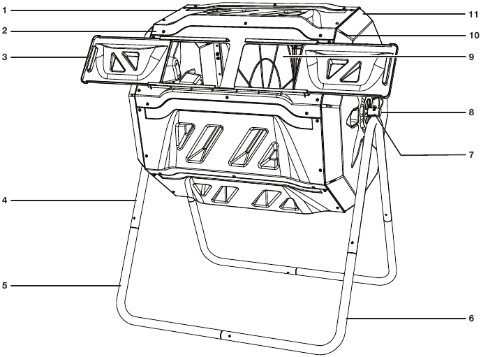 Conozca su compostador de volteo de doble c&aacute;mara