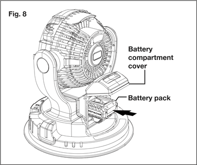 Use el ventilador sin nebulizaci&oacute;n - Paso 2