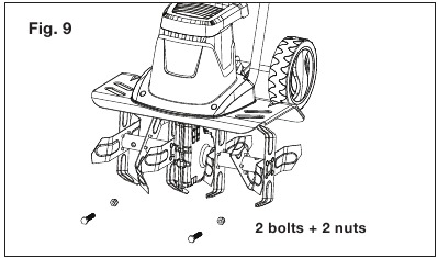 Cambio de las cuchillas - Paso 1 - Retire las cuchillas