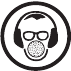 Use protecci&oacute;n para los ojos, protecci&oacute;n para la respiraci&oacute;n y protecci&oacute;n para los o&iacute;dos (es decir, gafas de seguridad, m&aacute;scaras contra el polvo y protectores para los o&iacute;dos)
