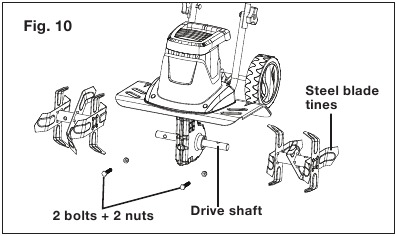 Cambio de las p&uacute;as - Paso 2