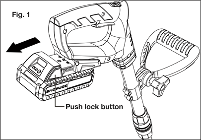 Carga de la bater&iacute;a - Paso 1 - Presione los botones de bloqueo